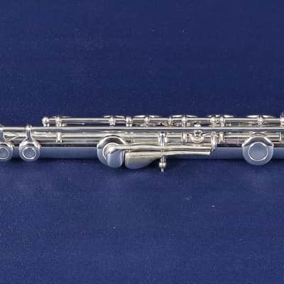EF Dean Flutemakers 1895 Open-Hole Silver Flute w/ Case image 3