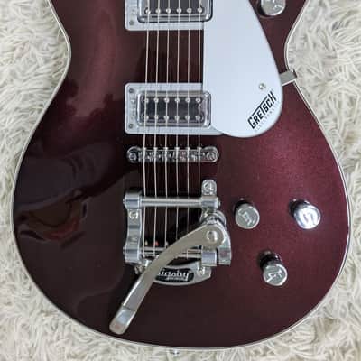 Gretsch G5230T Electromatic Jet FT Electric Guitar w/Bigsby Dark Cherry Metallic image 2
