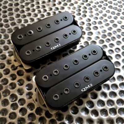 Original MIJ Ibanez "Quantum" QM1 & QM2 Humbucker Pickup SET in Black! IBZ Prestige S image 1