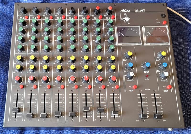 Vintage Alice 828 Mixer Mixing Desk Console with Belclere Transformers on Every Channel mic Pre Preamp Eq Equaliser image 1