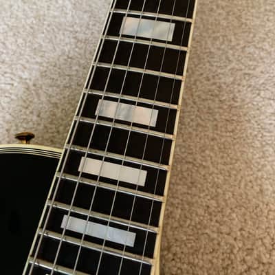 2010 Gibson Les Paul Custom 1960 Black Beauty "Gold Book" 50th Anniversary image 8