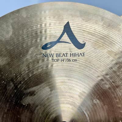 Zildjian 14" A Series New Beat Hi-Hat Cymbals (Pair) 2013 - Present - Traditional - NOS- 916 Grams Top / 1379 Grams Bottom image 13