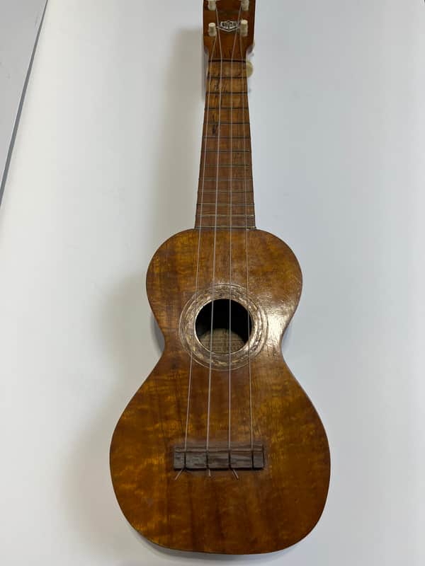 Vintage M Nunes Rare Koa Ukulele Southern California Music Company image 1