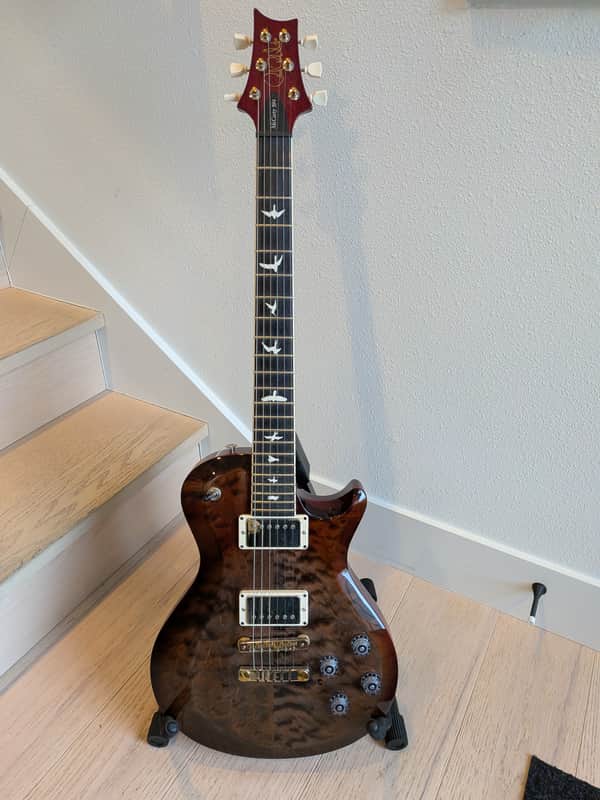 PRS S2 McCarty 594 Singlecut Quilted Maple 2022 - Faded Grey Black Cherry Burst image 1