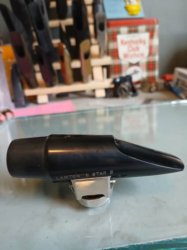 Lawton 6 Star B Alto Mouthpiece - Hard Rubber image 1