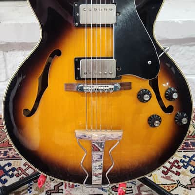 RARE! 1974 Greco S-55 (ES-175) Tobacco Burst w Maxon Pickups Matsumoku Japan image 1