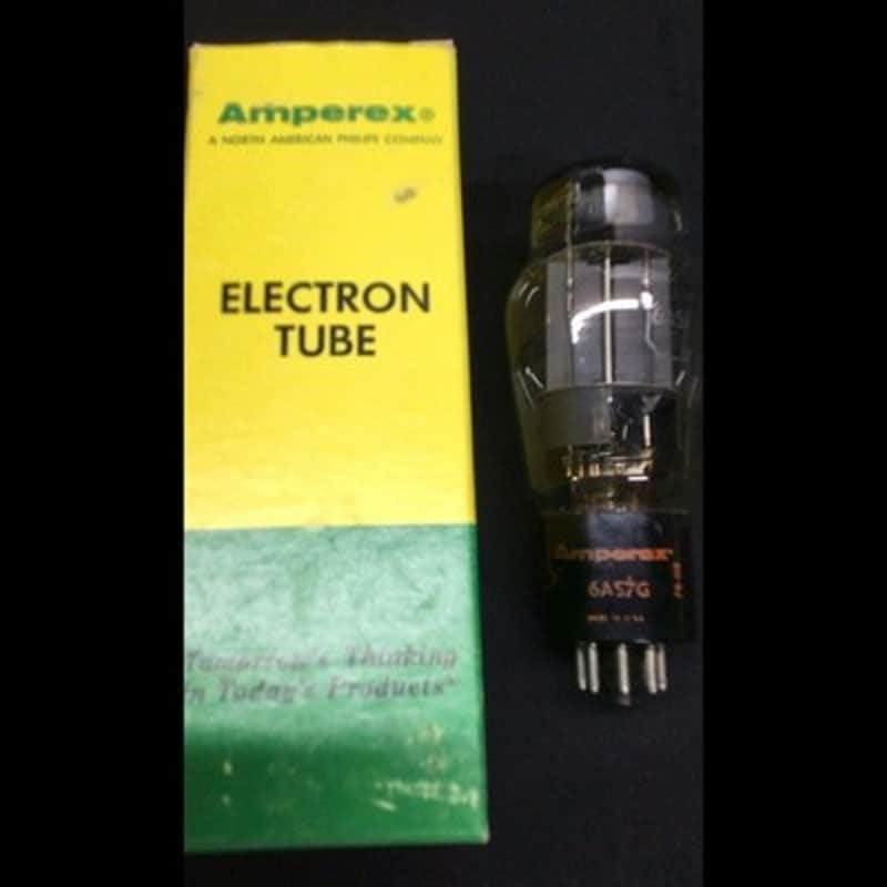 NOS AMPEREX 6AS7G (6080) Power Amplifier VACUUM TUBE Tested S.9753 image 1