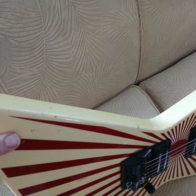 Rare 1985 Ibanez X Series DT380 Destroyer - Rising Sun graphics image 14