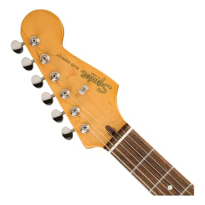 Used Squier Classic Vibe Duo-Sonic HS - Lake Placid Blue w/Indian Laurel FB image 4