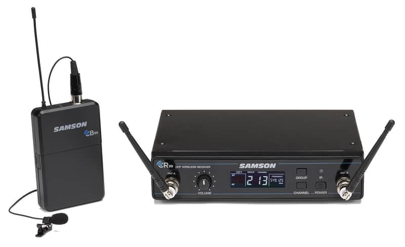 Samson Concert 99 Presentation Lavalier Wireless System ("K" Band) image 1