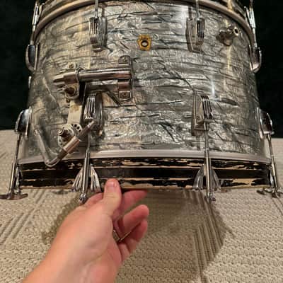 Ludwig New Yorker Bass Drum In Sky Blue Pearl 22x12 image 6