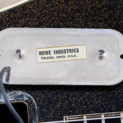 1960 Silvertone Stratotone Jupiter 1423 Vintage Guitar by Harmony USA w/ DeArmond Gold Foils, Case image 19