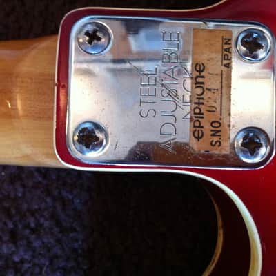 Vintage EPIPHONE EA-260 Hollow Body Electric Bass Guitar MIJ Japan BEATLES image 9