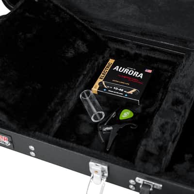 Gator GWE-ELEC Wood Electric Guitar Hard Case, Black image 4