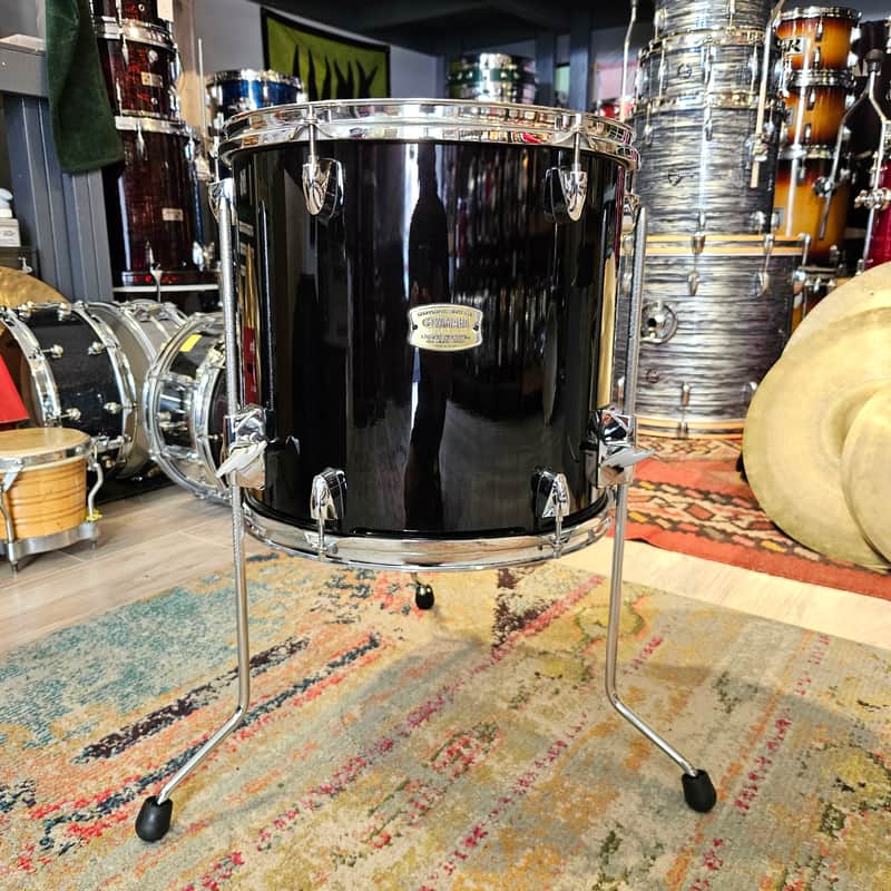 Yamaha 14x13" Stage Custom Birch Floor Tom - Raven Black image 1