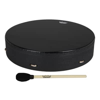 Remo Bahia Buffalo Drum Black Earth 16"x3,5" - Hand drum image 1
