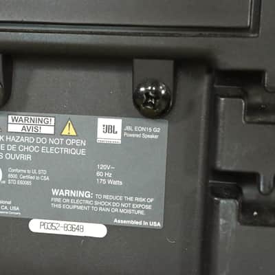 JBL EON15 G2 Two-Way 15-inch Powered Speaker CG015CN image 6