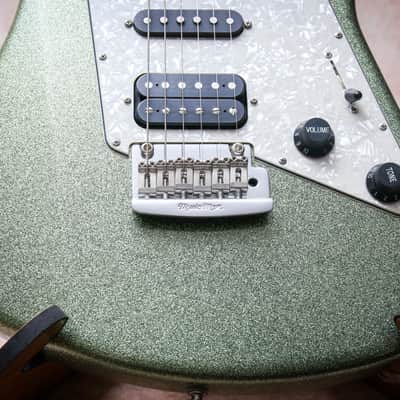 ERNIE BALL USA Music Man BFR Albert Lee Signature HSS "Seafoam Sparkle + Maple" (2021) image 6