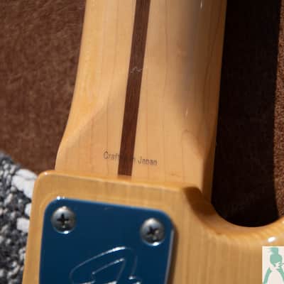 2005 Fender JB75-90 1975 Jazz Bass Reissue - Vintage Natural - Ash Body - Crafted In Japan - Pro Set Up w Perfect Frets/Action/Intonation! image 12