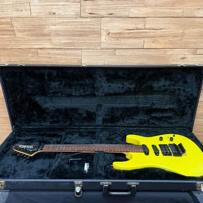 Hamer USA Chaparral Standard Guitar- 1988- Neon Yellow- 8lbs 4oz w/OHSC image 24