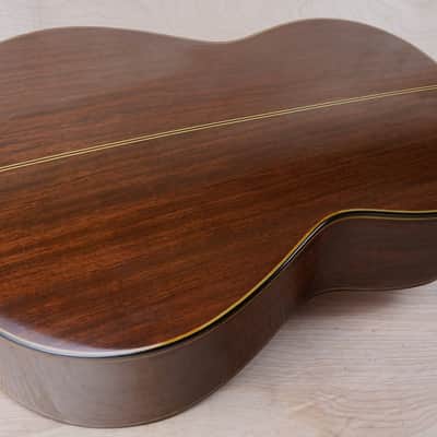 Yamaki GC-20 Grand Concert Guitar 1970's Natural Made in Japan MIJ w/ Bag image 12