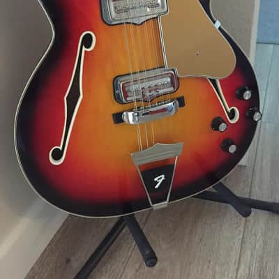 Fender Coronado XII Electric 12 String with Rosewood Fretboard 1967 Sunburst Vintage Guitar image 1