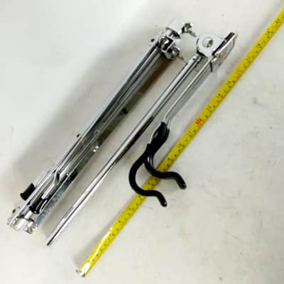 Ludwig Snare Drum Stand #1355 60s Atlas Single-Braced Chicago USA Vintage Chrome image 6