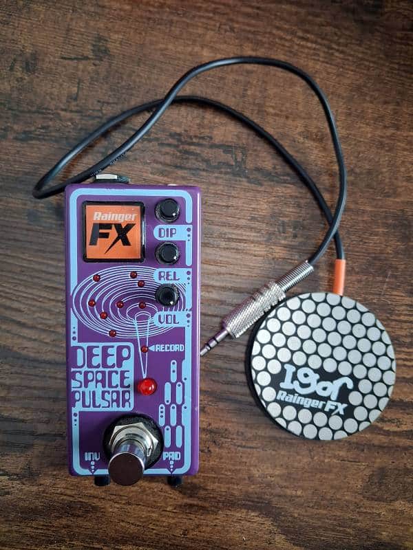Rainger FX Deep Space Pulsar with Igor Pressure Pad Controller and Microphone 2010s - Purple/Blue image 1
