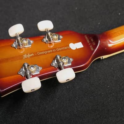 Hofner Verythin HCT-500/7-SB Contemporary Series Short Scale Bass Guitar Super Slim SUPER Flame image 10