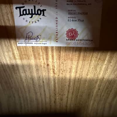 Taylor 214ce Plus 2024 - Present - Natural image 9