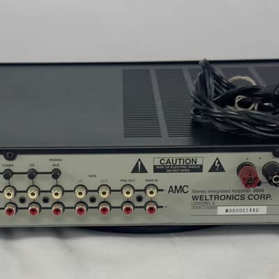 AMC NAD 3020 Stereo Integrated Power Amplifier Home Automation Series  Vintage 1990s - Black image 6