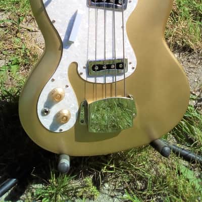 Eko Melody lefty bass 1972 gold image 13