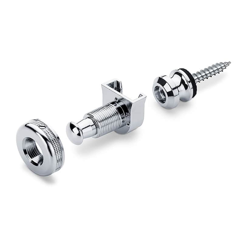 Schaller S-Locks Security Strap Locks - Medium - Chrome image 1