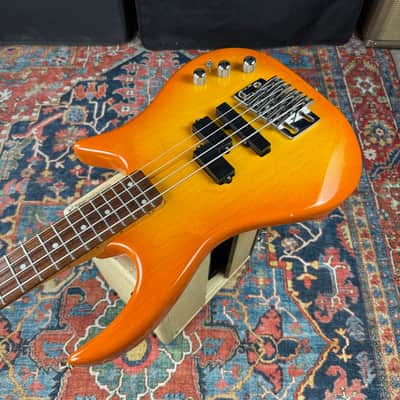 1980's Louis Johnson Trekker Bass USA by Dave Bunker Sunrise Burst image 9