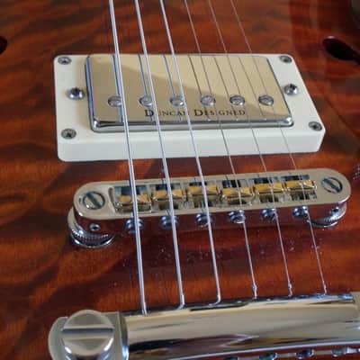 Schecter C-1 E/A Piezo Semi-Hollow Electric Guitar C1 Quilted Maple Top Korean Diamond Series image 5