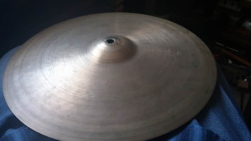 ZILDJIAN VINTAGE Avedis 15" LIGHT Hi Hat Cymbal 50S SMALL STAMP  935 G Sounds Great !!! image 1
