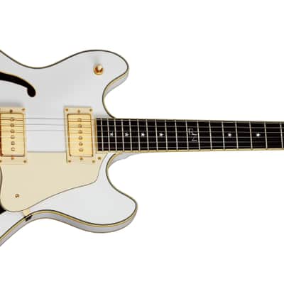 Schecter Robin Zander Signature Corsair Electric Guitar - Gloss White (2242) image 10