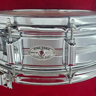 Rogers Dyna-Sonic 14x5 Snare Drum 1960s - Chrome Over Brass image 2