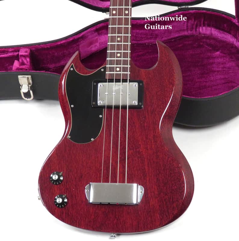 1972 Gibson EB-0 Bass Ultra Rare Left Handed - Cherry Finish - Slot Headstock Lefty Bass image 1