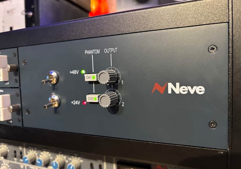 SERVICE ONLY - “THE JML MOD” - impedance modification toggle switch faceplate option for Neve 3u rack 1073 cv / 1084 / 1081 image 1