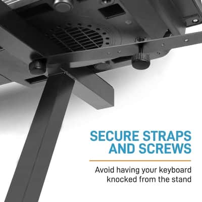 Height & Width Adjustable Heavy Duty Folding Z Design Keyboard Stand Bild 4