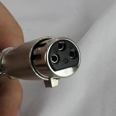 Italian Instrument Cable ~12Ft Mono 1/4" Male to 3 Pin XLR Cable image 3