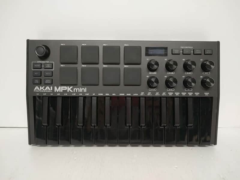Akai MPK Mini MKIII 25-Key MIDI Controller 2020 - Present - Black with Black Keys image 1