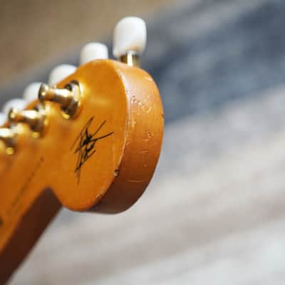 Fender Japan STR-135RK SWS Richie Kotzen Signature Stratocaster MIJ 1993-1994 See-Thru White Sunburst image 17