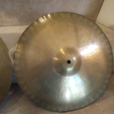 Paiste Rare vintage 602 15 inch Sound Edge hi hat cymbals 1039/1118 grams - outstanding! image 3