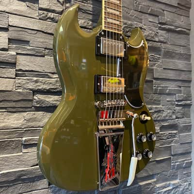 Epiphone 1961 SG Standard w/Maestro - Olive Drab image 3