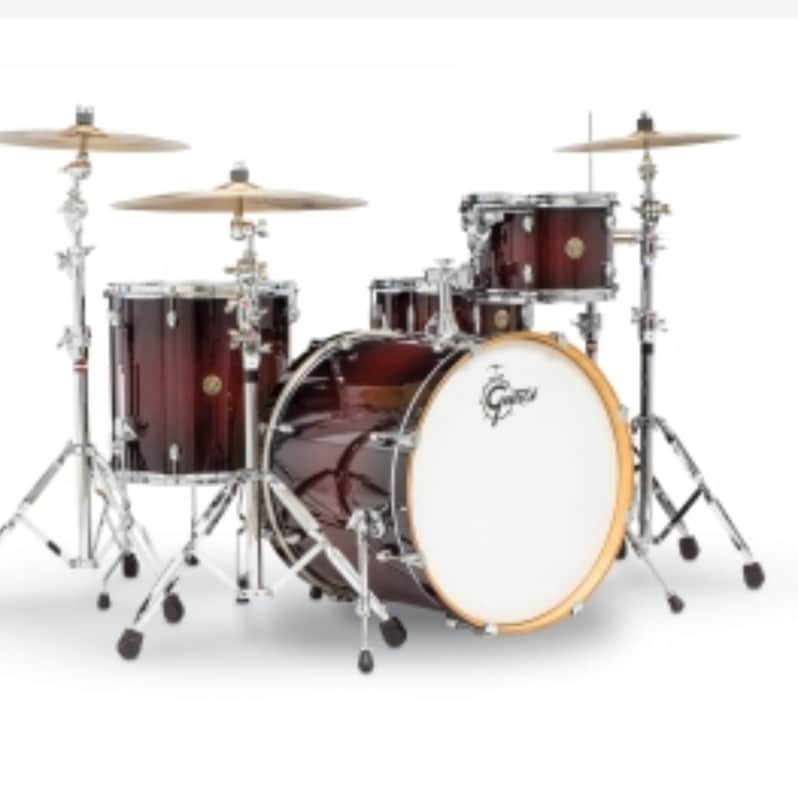 Gretsch Catalina Maple 4 Piece Shell Pack (22/12/16/14) Deep Cherry Burst image 1