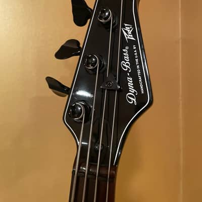 *VINTAGE* 1987 Black Peavey Dyna-Bass Active Electronics Made In USA image 9