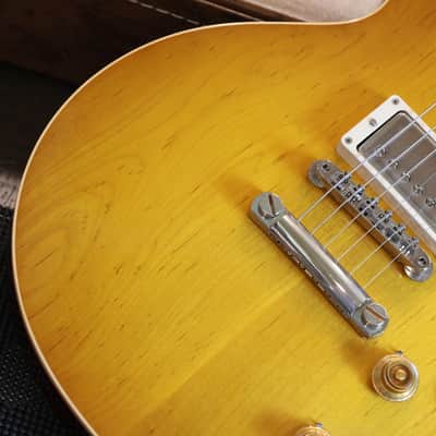 Minty! 2018 Gibson Custom Shop 1958 Les Paul Standard Electric Guitar Lemon Burst + COA OHSC image 4