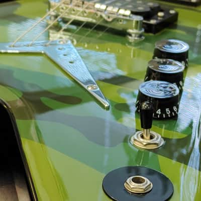 Washburn Dime V Dimebag Darrell Signature Electric Guitar - Camo image 18